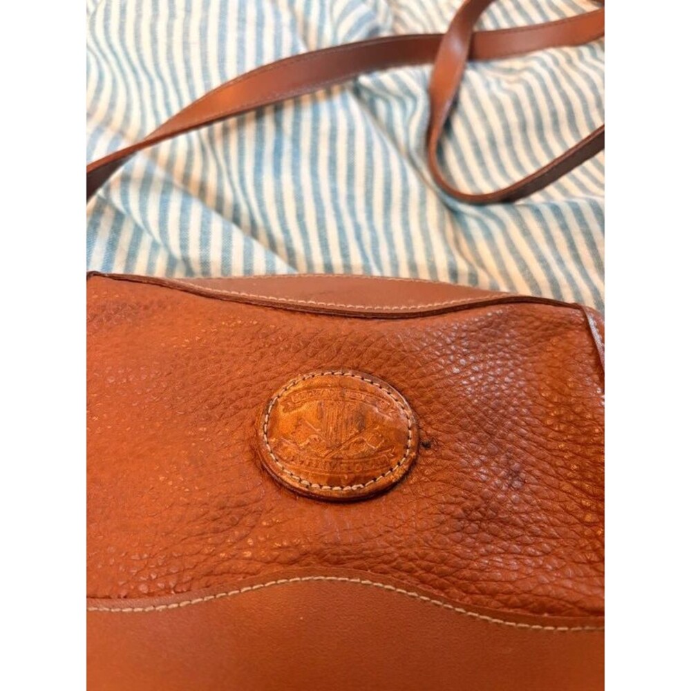 Vintage Brown Leather Crossbody Bag - Picture 2 of 4